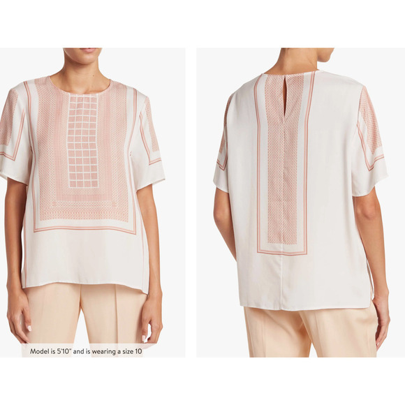 Reiss Ciana Printed Blouse - Picture 1 of 9